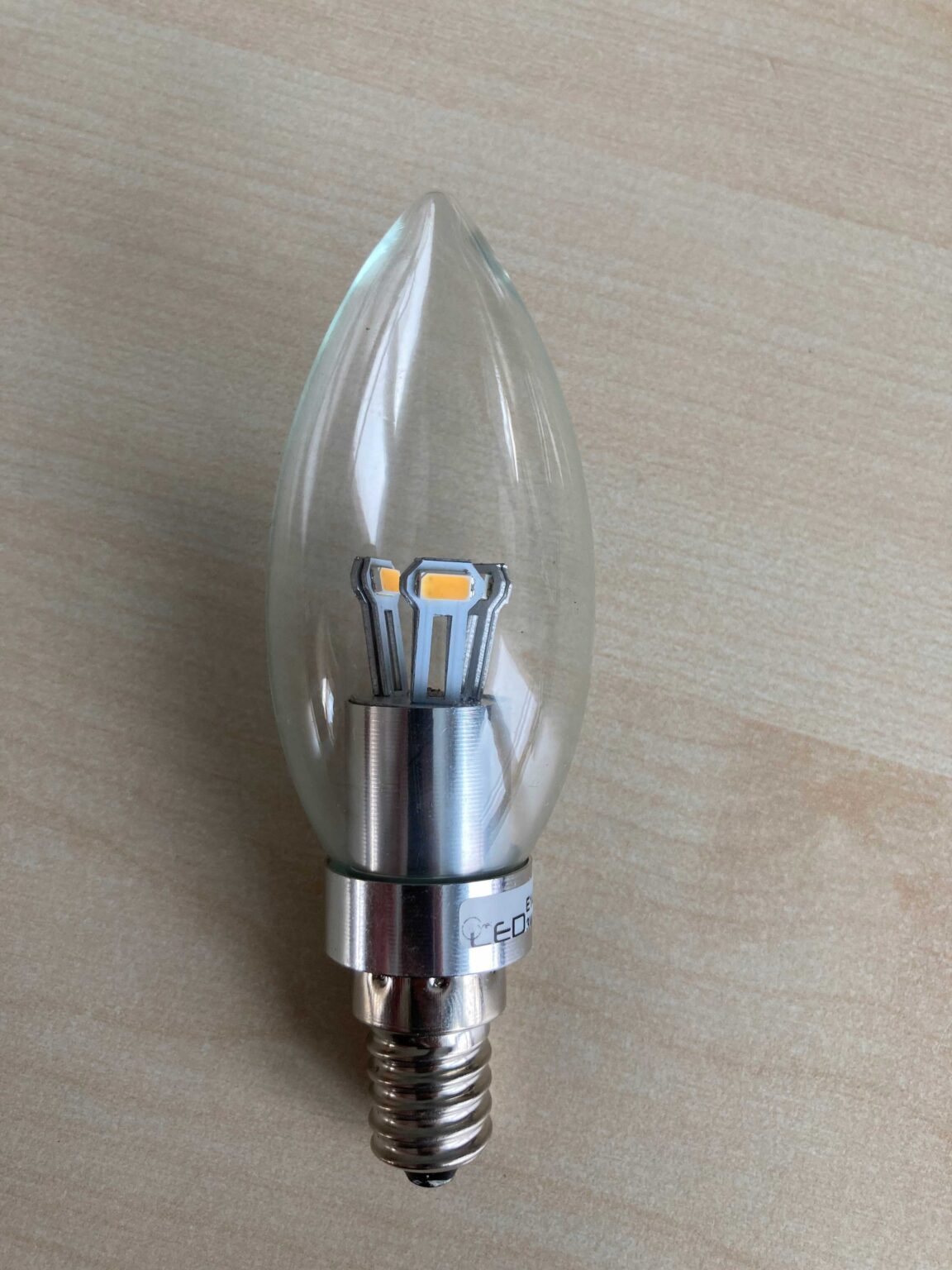 LED lamp E14 3W - Avalgustid